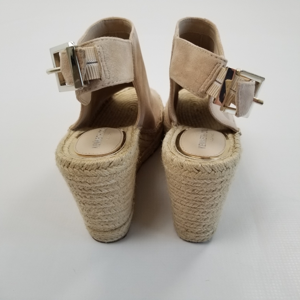 Kenneth Cole New York Olivia Espadrille Peep-Toe Wedge Sandals Shoes Size 11 - Picture 6 of 12